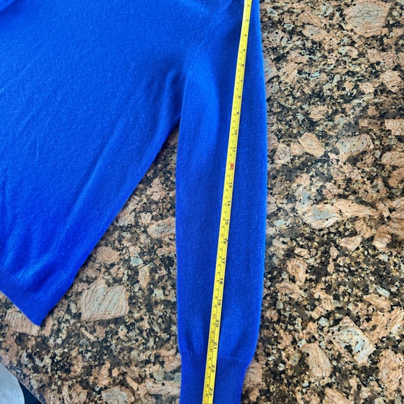 J. Crew Cashmere Crewneck in Blue| Size: Small - Picture 11 of 12